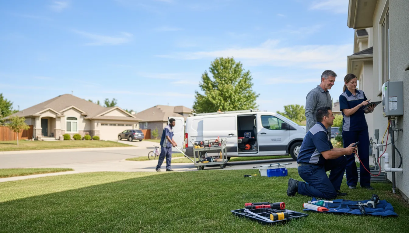 Tankless water heater service in Highland, MI